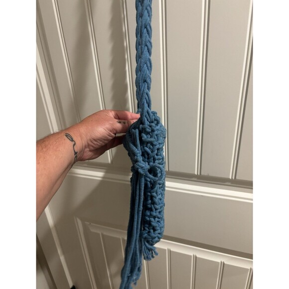 Kabooka Macrame Tale sling bag Crossbody Blue - Picture 3 of 7